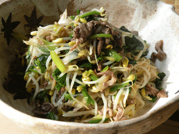 牛肉と野菜の韓国風和え物(file282)