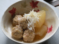 栗入り肉団子と冬瓜の煮物(file406)